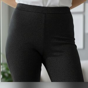 H&M Shimmering Sparkle Silver Pants sz M